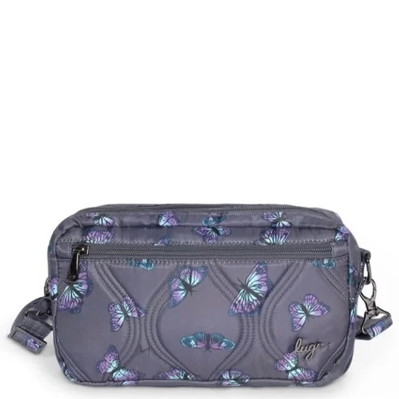 NWT Lug Butterfly Crescendo Convertible Shopper/Crossbody - Picture 1 of 9